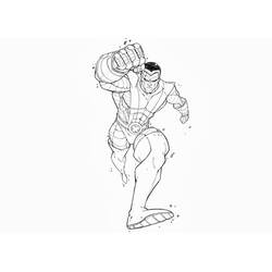 Dibujo para colorear: Colossus (Superhéroes y Supervillanos) #82918 - Dibujos para Colorear e Imprimir Gratis