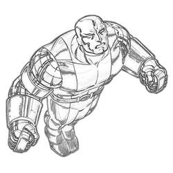 Dibujo para colorear: Colossus (Superhéroes y Supervillanos) #82919 - Dibujos para Colorear e Imprimir Gratis