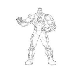 Dibujo para colorear: Colossus (Superhéroes y Supervillanos) #82924 - Dibujos para Colorear e Imprimir Gratis