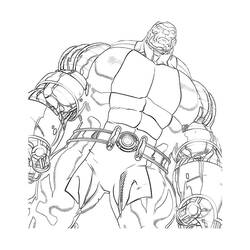 Dibujo para colorear: Colossus (Superhéroes y Supervillanos) #82926 - Dibujos para Colorear e Imprimir Gratis