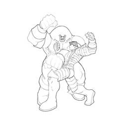 Dibujo para colorear: Colossus (Superhéroes y Supervillanos) #82930 - Dibujos para Colorear e Imprimir Gratis
