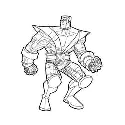 Dibujo para colorear: Colossus (Superhéroes y Supervillanos) #82931 - Dibujos para Colorear e Imprimir Gratis