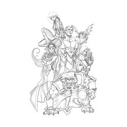 Dibujo para colorear: Colossus (Superhéroes y Supervillanos) #82934 - Dibujos para Colorear e Imprimir Gratis