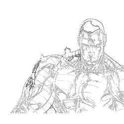 Dibujo para colorear: Colossus (Superhéroes y Supervillanos) #82942 - Dibujos para Colorear e Imprimir Gratis