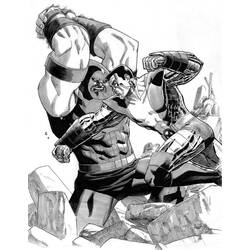 Dibujo para colorear: Colossus (Superhéroes y Supervillanos) #82970 - Dibujos para Colorear e Imprimir Gratis