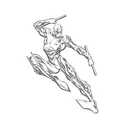 Dibujo para colorear: Daredevil (Superhéroes y Supervillanos) #78219 - Dibujos para Colorear e Imprimir Gratis