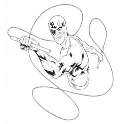 Dibujo para colorear: Daredevil (Superhéroes y Supervillanos) #78221 - Dibujos para Colorear e Imprimir Gratis