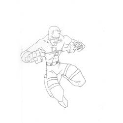 Dibujo para colorear: Daredevil (Superhéroes y Supervillanos) #78228 - Dibujos para Colorear e Imprimir Gratis