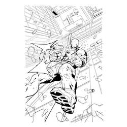 Dibujo para colorear: Deadpool (Superhéroes y Supervillanos) #82835 - Dibujos para Colorear e Imprimir Gratis