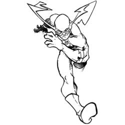 Dibujo para colorear: Destello (Superhéroes y Supervillanos) #83404 - Dibujos para Colorear e Imprimir Gratis