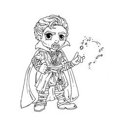 Dibujo para colorear: Doctor Strange (Superhéroes y Supervillanos) #211423 - Dibujos para Colorear e Imprimir Gratis
