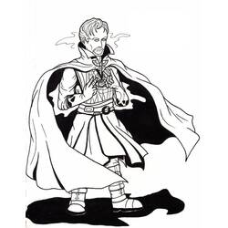 Dibujo para colorear: Doctor Strange (Superhéroes y Supervillanos) #211442 - Dibujos para Colorear e Imprimir Gratis