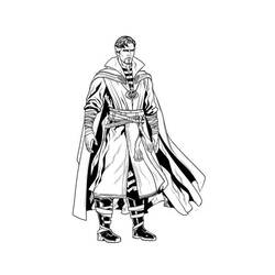 Dibujo para colorear: Doctor Strange (Superhéroes y Supervillanos) #211449 - Dibujos para Colorear e Imprimir Gratis