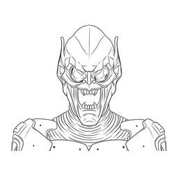 Dibujo para colorear: Duende Verde (Superhéroes y Supervillanos) #214043 - Dibujos para Colorear e Imprimir Gratis