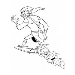 Dibujo para colorear: Duende Verde (Superhéroes y Supervillanos) #214047 - Dibujos para Colorear e Imprimir Gratis