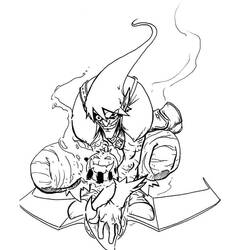 Dibujo para colorear: Duende Verde (Superhéroes y Supervillanos) #214053 - Dibujos para Colorear e Imprimir Gratis
