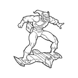 Dibujo para colorear: Duende Verde (Superhéroes y Supervillanos) #214056 - Dibujos para Colorear e Imprimir Gratis