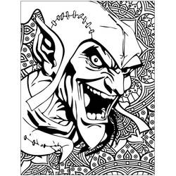 Dibujo para colorear: Duende Verde (Superhéroes y Supervillanos) #214058 - Dibujos para Colorear e Imprimir Gratis
