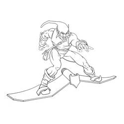 Dibujo para colorear: Duende Verde (Superhéroes y Supervillanos) #214059 - Dibujos para Colorear e Imprimir Gratis
