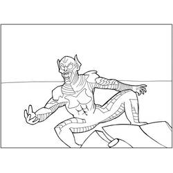 Dibujo para colorear: Duende Verde (Superhéroes y Supervillanos) #214063 - Dibujos para Colorear e Imprimir Gratis