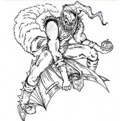 Dibujo para colorear: Duende Verde (Superhéroes y Supervillanos) #214064 - Dibujos para Colorear e Imprimir Gratis