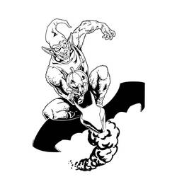 Dibujo para colorear: Duende Verde (Superhéroes y Supervillanos) #214065 - Dibujos para Colorear e Imprimir Gratis