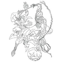 Dibujo para colorear: Duende Verde (Superhéroes y Supervillanos) #214067 - Dibujos para Colorear e Imprimir Gratis