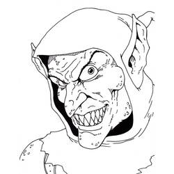 Dibujo para colorear: Duende Verde (Superhéroes y Supervillanos) #214068 - Dibujos para Colorear e Imprimir Gratis