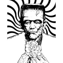 Dibujo para colorear: Frankenstein (Superhéroes y Supervillanos) #198923 - Dibujos para Colorear e Imprimir Gratis