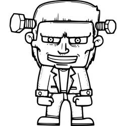 Dibujo para colorear: Frankenstein (Superhéroes y Supervillanos) #198934 - Dibujos para Colorear e Imprimir Gratis