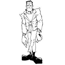 Dibujo para colorear: Frankenstein (Superhéroes y Supervillanos) #198942 - Dibujos para Colorear e Imprimir Gratis