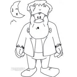 Dibujo para colorear: Frankenstein (Superhéroes y Supervillanos) #198947 - Dibujos para Colorear e Imprimir Gratis