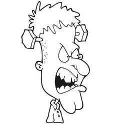 Dibujo para colorear: Frankenstein (Superhéroes y Supervillanos) #198954 - Dibujos para Colorear e Imprimir Gratis