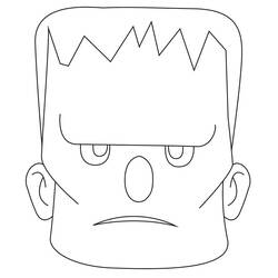 Dibujo para colorear: Frankenstein (Superhéroes y Supervillanos) #198959 - Dibujos para Colorear e Imprimir Gratis
