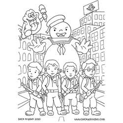 Dibujo para colorear: Ghostbusters (Superhéroes y Supervillanos) #134029 - Dibujos para Colorear e Imprimir Gratis