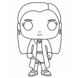Dibujos para colorear: Ginny Weasley - Dibujos para Colorear e Imprimir Gratis