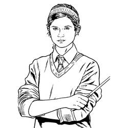 Dibujo para colorear: Ginny Weasley (Superhéroes y Supervillanos) #187357 - Dibujos para Colorear e Imprimir Gratis