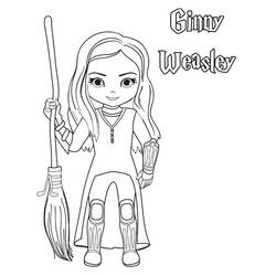 Dibujo para colorear: Ginny Weasley (Superhéroes y Supervillanos) #187358 - Dibujos para Colorear e Imprimir Gratis