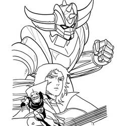 Dibujo para colorear: Grendizer (Superhéroes y Supervillanos) #183450 - Dibujos para Colorear e Imprimir Gratis
