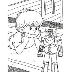 Dibujo para colorear: Grendizer (Superhéroes y Supervillanos) #183456 - Dibujos para Colorear e Imprimir Gratis