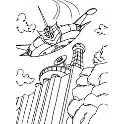 Dibujo para colorear: Grendizer (Superhéroes y Supervillanos) #183460 - Dibujos para Colorear e Imprimir Gratis