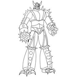 Dibujo para colorear: Grendizer (Superhéroes y Supervillanos) #183464 - Dibujos para Colorear e Imprimir Gratis