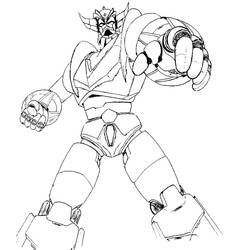 Dibujo para colorear: Grendizer (Superhéroes y Supervillanos) #77228 - Dibujos para Colorear e Imprimir Gratis