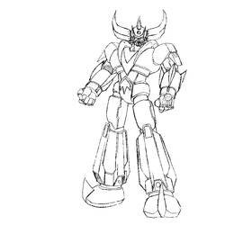 Dibujo para colorear: Grendizer (Superhéroes y Supervillanos) #77230 - Dibujos para Colorear e Imprimir Gratis