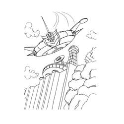 Dibujo para colorear: Grendizer (Superhéroes y Supervillanos) #77233 - Dibujos para Colorear e Imprimir Gratis