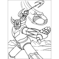 Dibujo para colorear: Grendizer (Superhéroes y Supervillanos) #77234 - Dibujos para Colorear e Imprimir Gratis