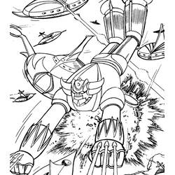 Dibujo para colorear: Grendizer (Superhéroes y Supervillanos) #77251 - Dibujos para Colorear e Imprimir Gratis