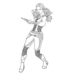 Dibujo para colorear: Guardianes de la Galaxia (Superhéroes y Supervillanos) #211156 - Dibujos para Colorear e Imprimir Gratis