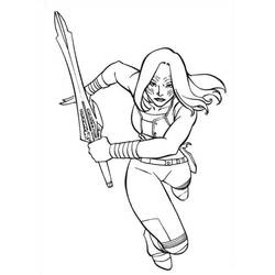 Dibujo para colorear: Guardianes de la Galaxia (Superhéroes y Supervillanos) #211157 - Dibujos para Colorear e Imprimir Gratis