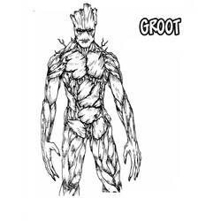 Dibujo para colorear: Guardianes de la Galaxia (Superhéroes y Supervillanos) #211160 - Dibujos para Colorear e Imprimir Gratis